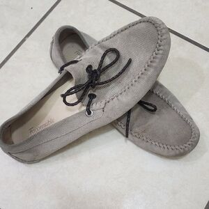 Faconnable‎ Men's Gray Loafers, Size 9.